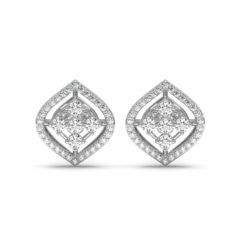 0.65 ct diamond earrings