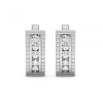 0.65ct diamond earrings