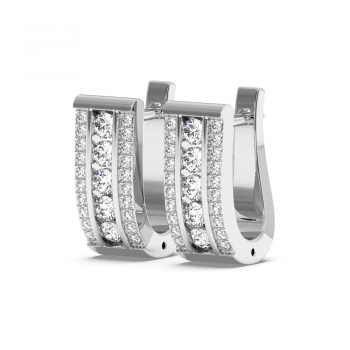 0.65ct diamond earrings