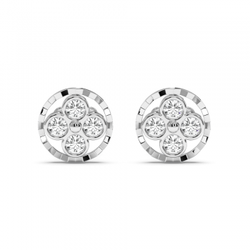 0.66 ct diamond earrings