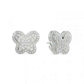 0.67 ct diamond earrings