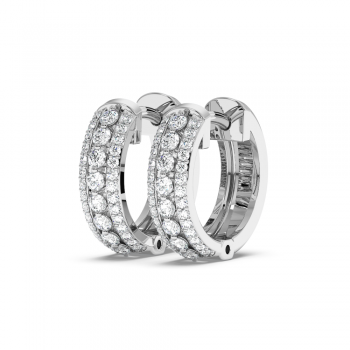 0.69ct diamond earrings