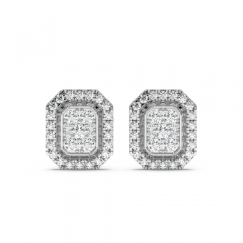 0.70 ct diamond earrings
