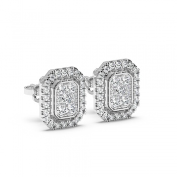 0.70 ct diamond earrings
