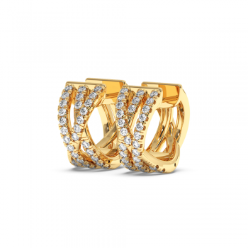 0.71 ct diamond earrings