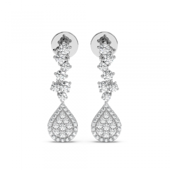 0.73 ct diamond earrings