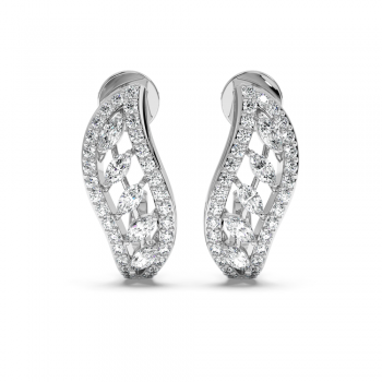 0.78ct diamond earrings