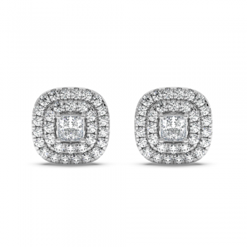 0.78ct diamond earrings