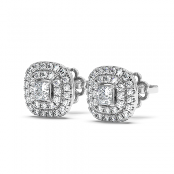 0.78ct diamond earrings