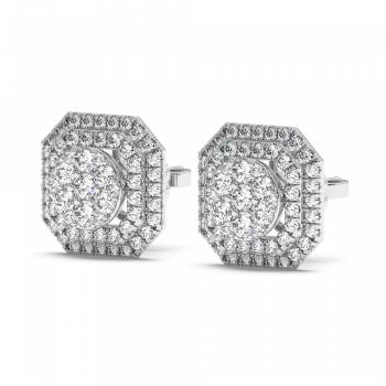 0.80 ct diamond earrings