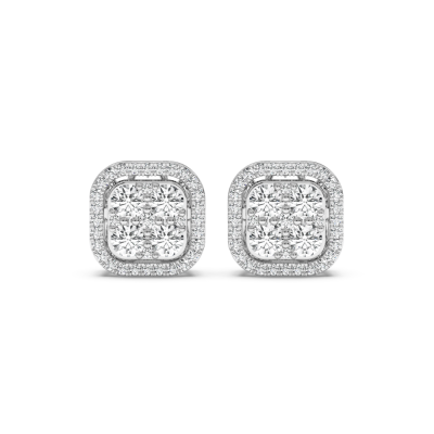 0.80 ct diamond earrings