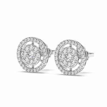0.82 ct diamond earrings