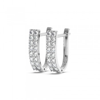 0.86 ct diamond earrings