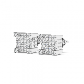 0.87 ct diamond earrings