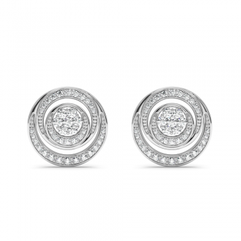 0.88ct diamond earrings