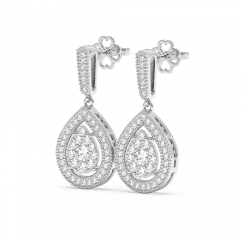 0.88ct Diamond Earrings