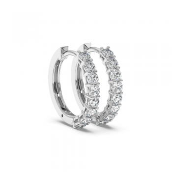 0.70 ct diamond earrings