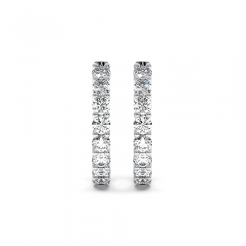 0.70 ct diamond earrings
