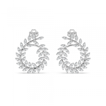 0.92 ct diamond earrings