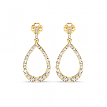 1.03 ct diamond earrings