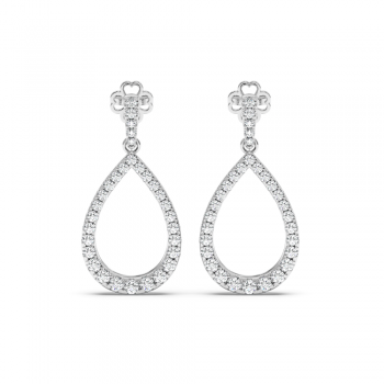 1.03 ct diamond earrings