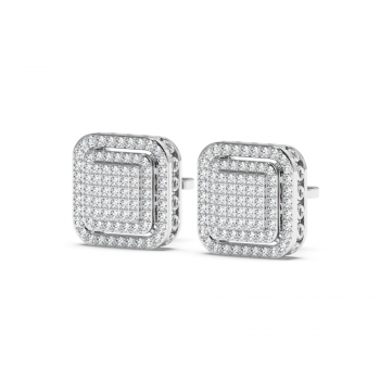 1.04 ct diamond earrings