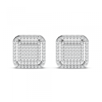 1.04 ct diamond earrings