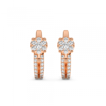 1.04 ct Diamond Earrings