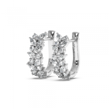 1.06 ct diamond earrings