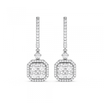 1.09ct Diamond Earrings