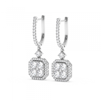 1.09ct Diamond Earrings