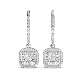 1.14 ct Diamond Earrings