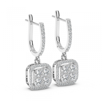 1.14 ct Diamond Earrings