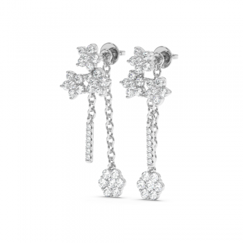 1.14ct diamond earrings