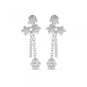 1.14ct diamond earrings