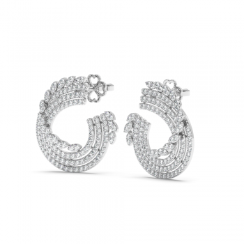 1.19 ct diamond earrings