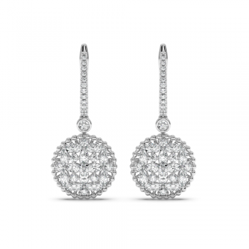 1.33 ct diamond earrings