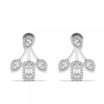 1.47 ct diamond earrings