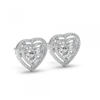 1.49 ct diamond earrings
