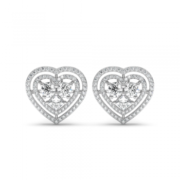 1.49 ct diamond earrings