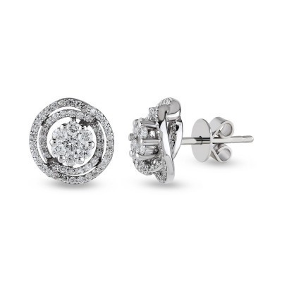 1.61 ct diamond earrings