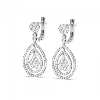 2.20ct diamond earrings