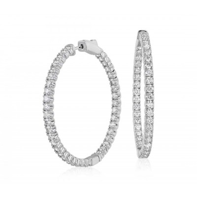 3.13 ct diamond earrings 