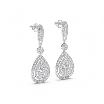4.21 ct Diamond Earrings