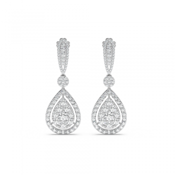 4.21 ct Diamond Earrings