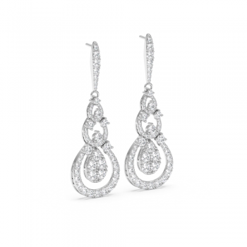 5.82 ct diamond earrings