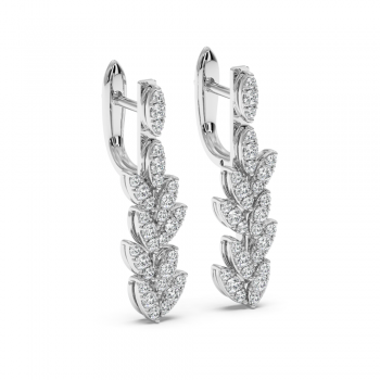 0.60 ct diamond earrings