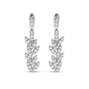 0.60 ct diamond earrings