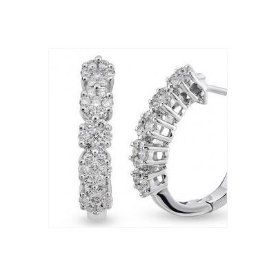 0.70 ct diamond earrings