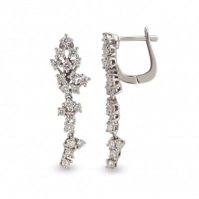 1.11 ct diamond earrings